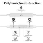 GearZTouch I-Shot Wired Earphones with Mic, Lightning Connector, Noise Cancellation & Deep Bass for iPhone – White - Image 6