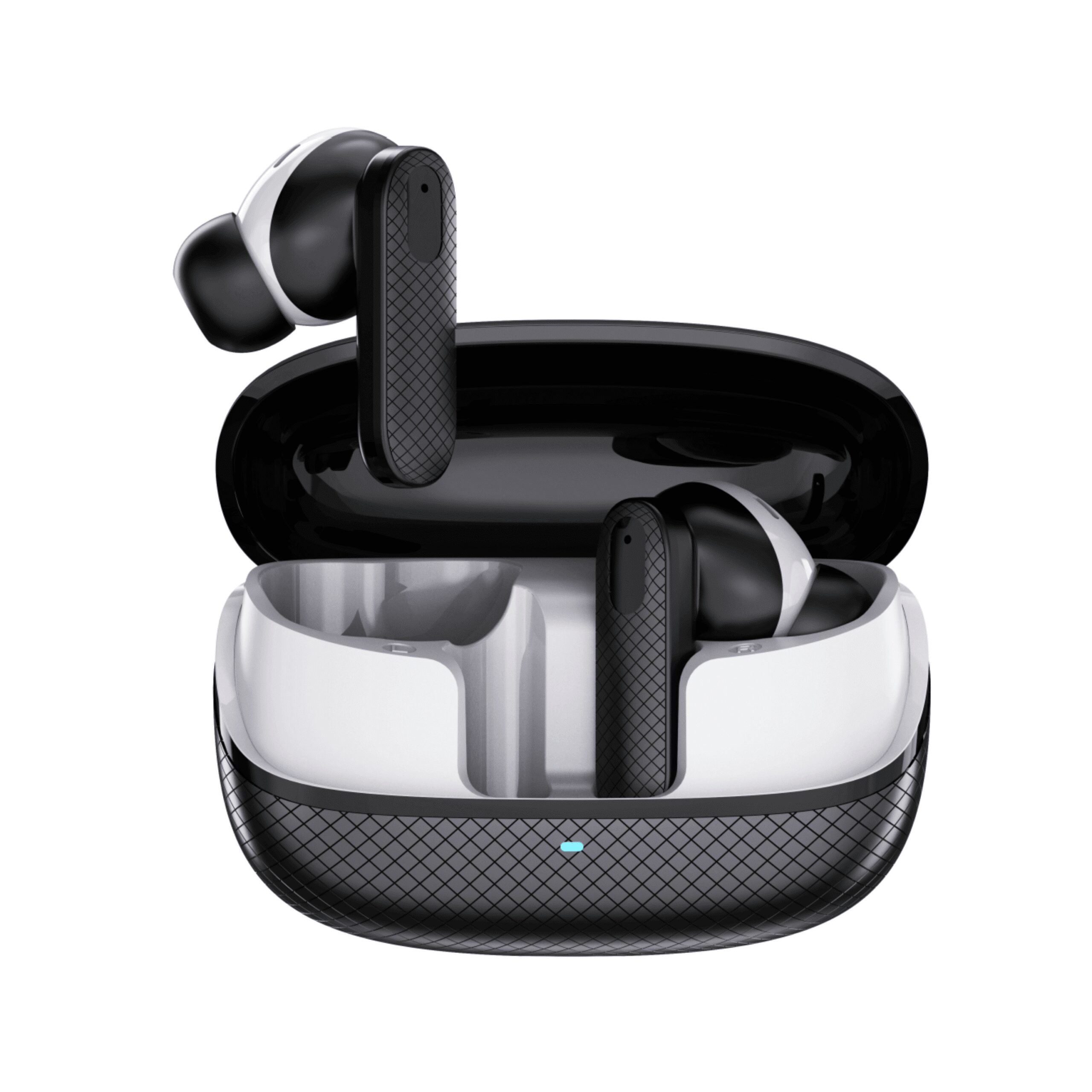 Pulse buds black GearzTouch Pulse True Wireless Earbuds – 50 Hours Battery | Super Bass | Adaptive Noise Canceling - Image 1