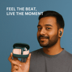 GearzTouch Pulse True Wireless Earbuds – 50 Hours Battery | Super Bass | Adaptive Noise Canceling - Image 4