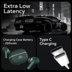 GearZTouch Trendy Pods – 42H Playtime, Deep Bass, Bluetooth 5.3 | Stylish True Wireless Earbuds with Noise Cancellation - Image 3