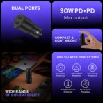 GearZTouch 90W Dual C-Type Car Charger – Ultra-Fast Smart Charging On-the-Go - Image 7